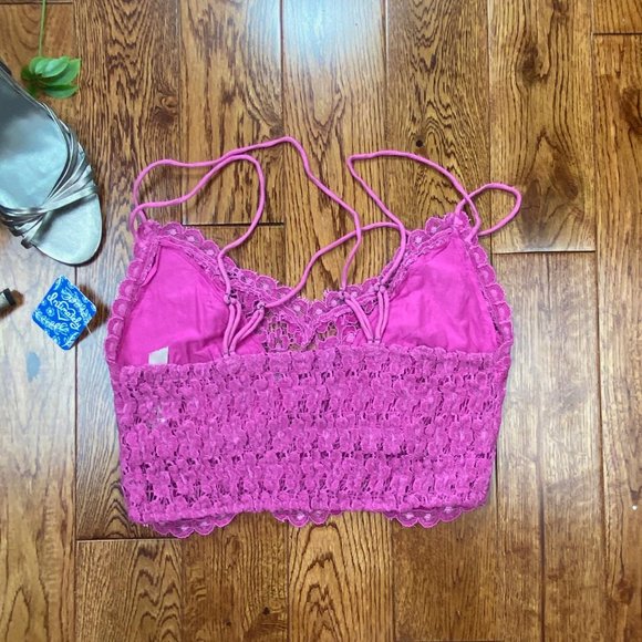 NWT Free People Celine Bralette Bra Lace Medium - Picture 6 of 8